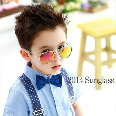 MODA Gafas para niños, gafas para hombre, gafas de sol de colores deslumbrantes, gafas de sol reflectantes para niños, gafas para padres e hijos, gafas de sol metálicas