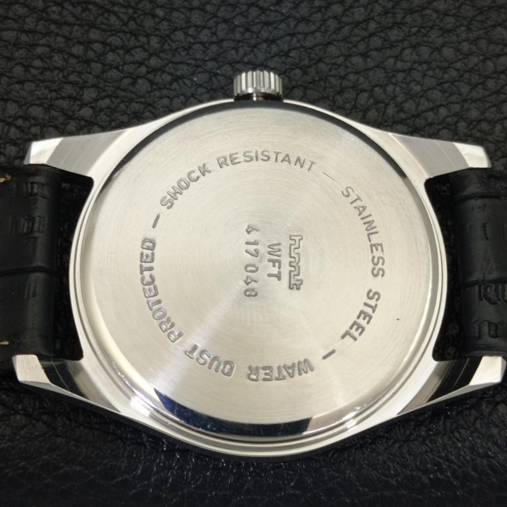 VINTAGE HMT HAND-WINDING INDIAN MENS WHITE COLOR DIAL WATCH a440936-4 HT-a440936