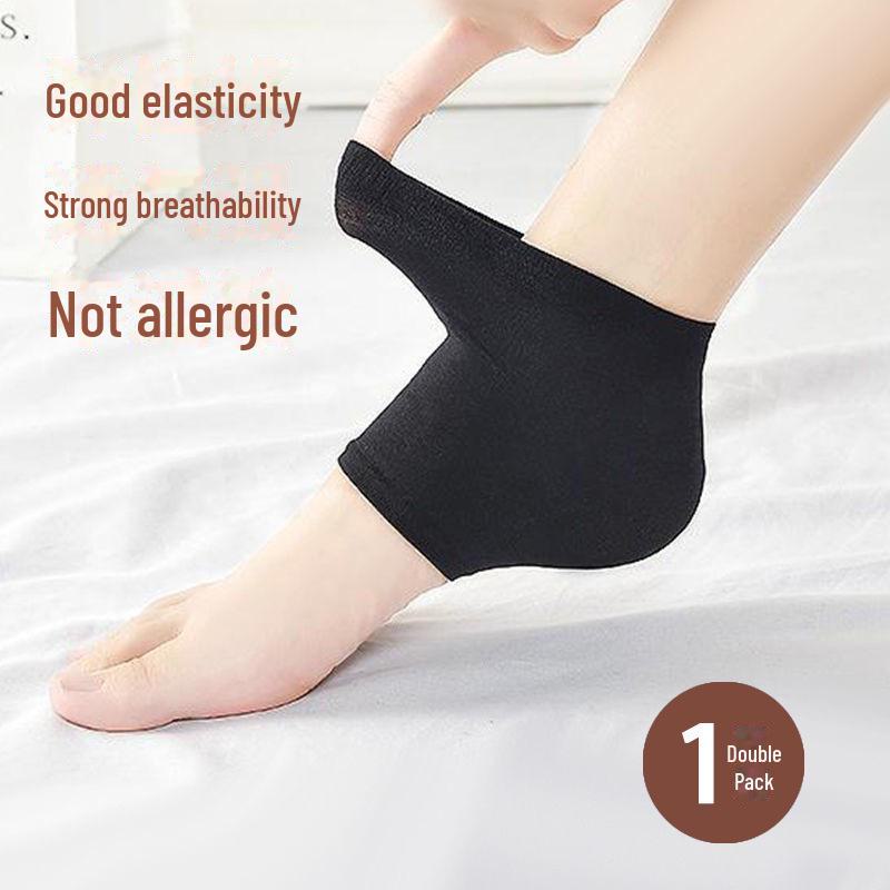Moisturizing Silicone Heel Covers: Breathable, Anti-Crack, Anti-Wear Socks for Dry, Cracked Heels