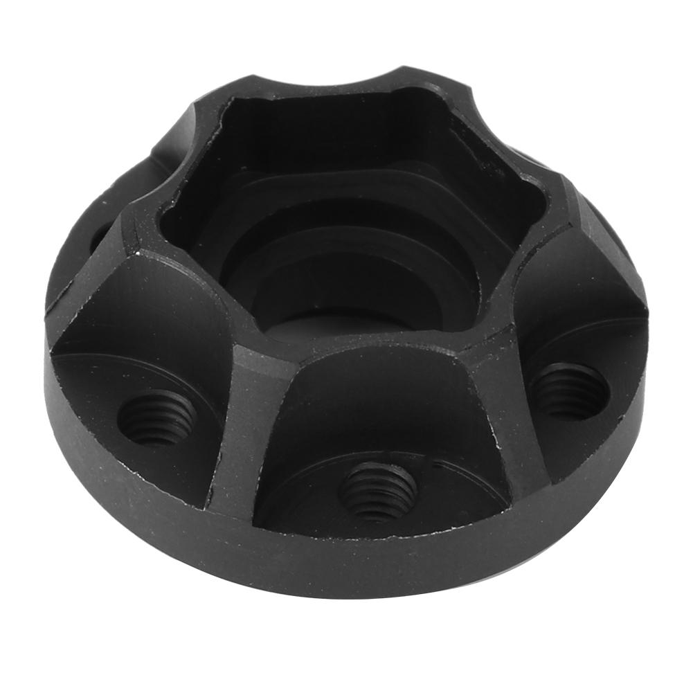 4pcs RC Car Wheel Hex Hubs Wheel Adapter Black Fit for SCX10 1Celsius10 RC Crawler 1.9inch 2.2inch Wheel