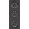 Solar LED Path Light 2 Pcs Black Cold Rolled Steel