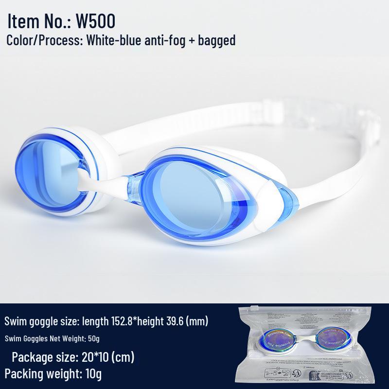 Women s HD Anti-Fog Waterproof Racing Swim Goggles - Electroplated Style