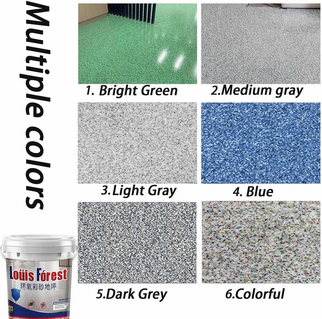 Epoxy Floor Paint, High Gloss Effect Epoxy Floor Coating, FloorCoating Suitable For Indoor And Outdoor 110ml Curing Agent