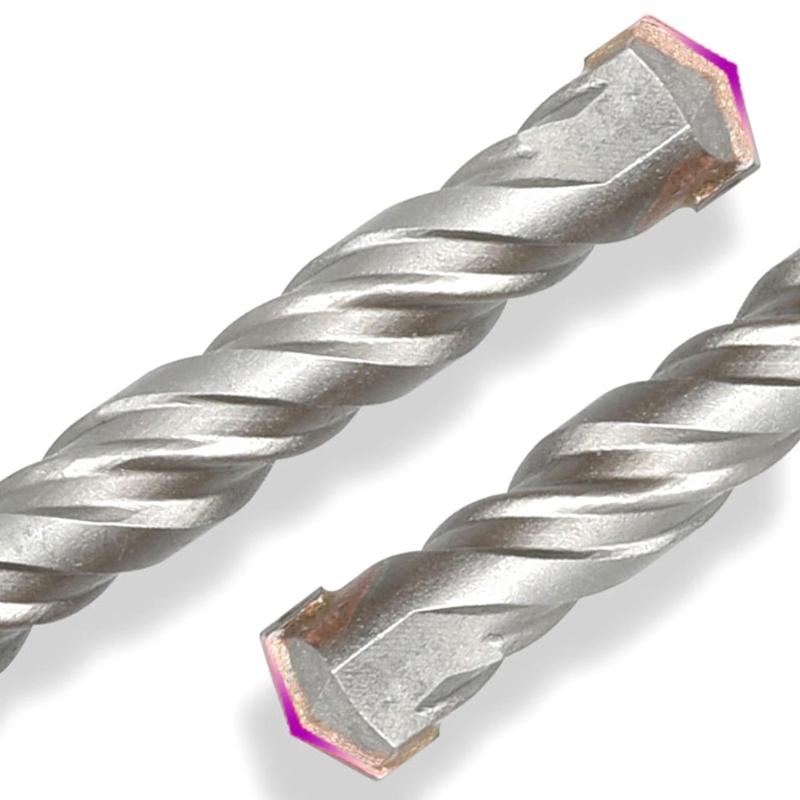 11Pcs Electric Hammers Drill Bit for Cement Concrete Brick and Stone Wall Drilling Quick Changing Drill Bit Woodworking