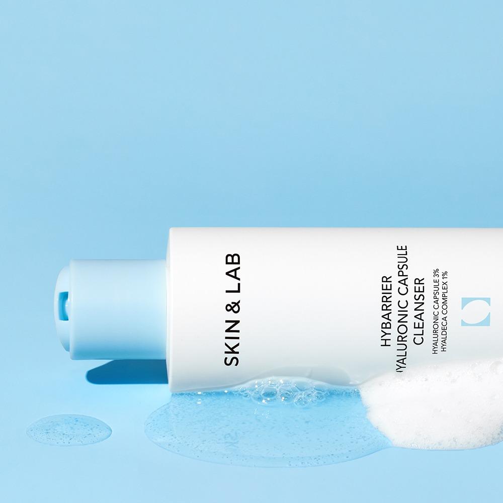 SKIN&LAB Hybarrier Hyaluronic Capsule Cleanser Hydrating Refreshing 200ml Daily Cleanser Face Wash
