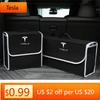 Car Sticker Tesla 1/2Pcs Car Accessories Trunk Storage Bags Travel Organizer Box For Tesla Model 3 Model Y S X 2017-2023 SpaceX