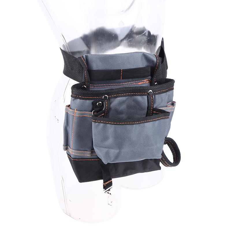 Multi-Pocket Waist Bag For Electrician Carpenter Hardware Multi-Use Tool Bag 600D Oxford Cloth Belt Bag Maintenance Organizer