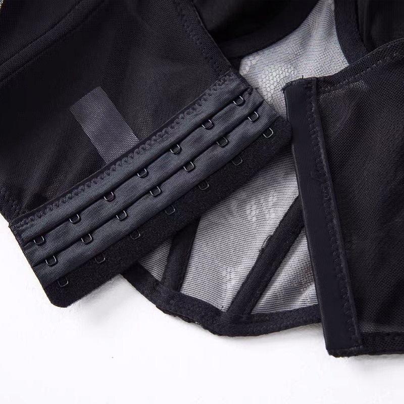 French Thin Cup Lace Push Up Bra Set Sexy Women Body Shaper Underwear Romantic Silk Bralette With Panties Lingerie Sets