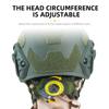 BOOIU Tactical Helmet FRP Velcro Impact-Resistant Helmet High Cut Wendy Suspension With Double-Lineed Adjustable Knob CS Helmet