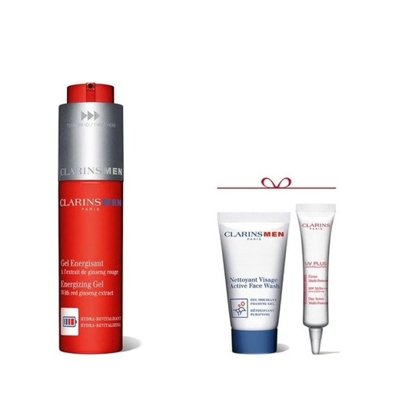 CLARINS [Эксклюзивный набор] Мужской Гель для энергии 50 мл (+ 2 Делюкс Типа) Type-Man Energizing Gel