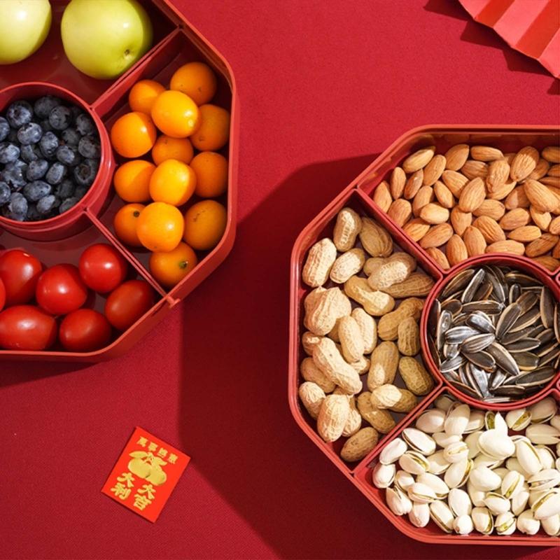 Versatile Food Plate Food Serving Tray Fruit Plate Fruit Serving Plate Plastic Material for Gatherings and Celebrations