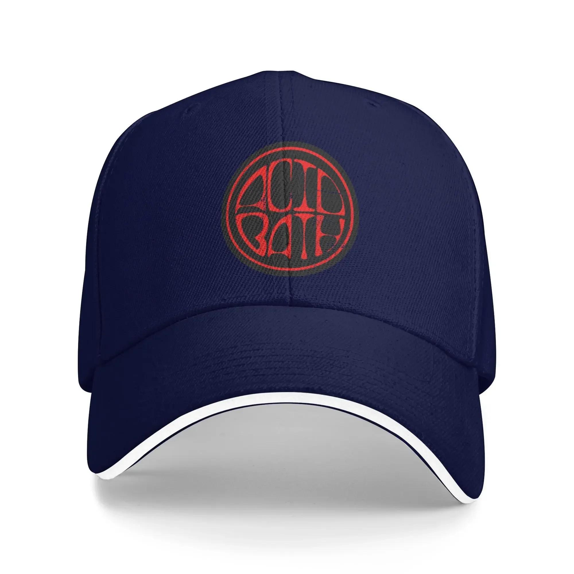 

Acids Sun Baseball Cap Bath Circle Logo Spring yk Funny Hip Hop Hats For UnisexTeens Outdoor Gym Snapback Cap One Size