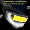 USB Wiederaufladbare LED Stirnlampe Kopfmontierte Wander-Campinglampe Neue COB 180° Kopflampe Outdoor