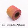 Silver Glitter Dot Headwear Organza Fabric DIY Bow Hair Accessory Gifts Packaging Material