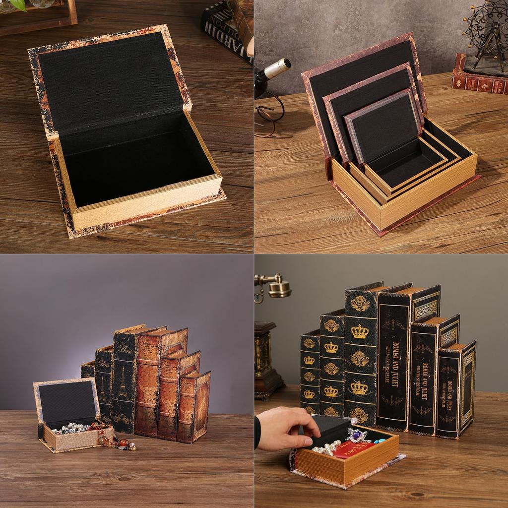 Fake Book Storage Wooden for Foreign Secret for Antique Vintage Book ROBART Box, Design, Books, Box, Dictionaries, Encyclopedias, Books, Style,