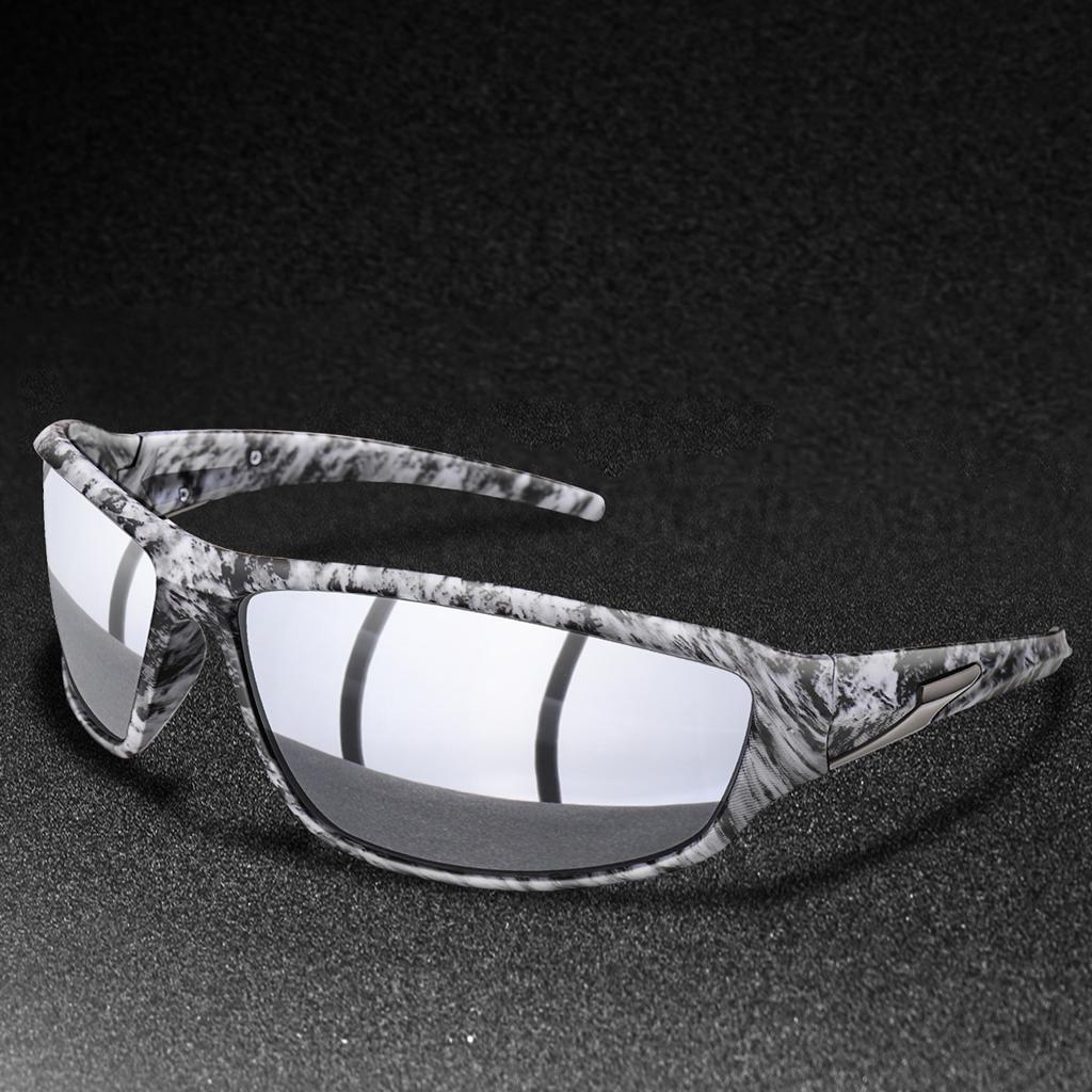 Lunettes de soleil de pêche polarisées UV400 pour hommes femmes Lunettes de sport Vélo Course à pied Randonnée Extérieur