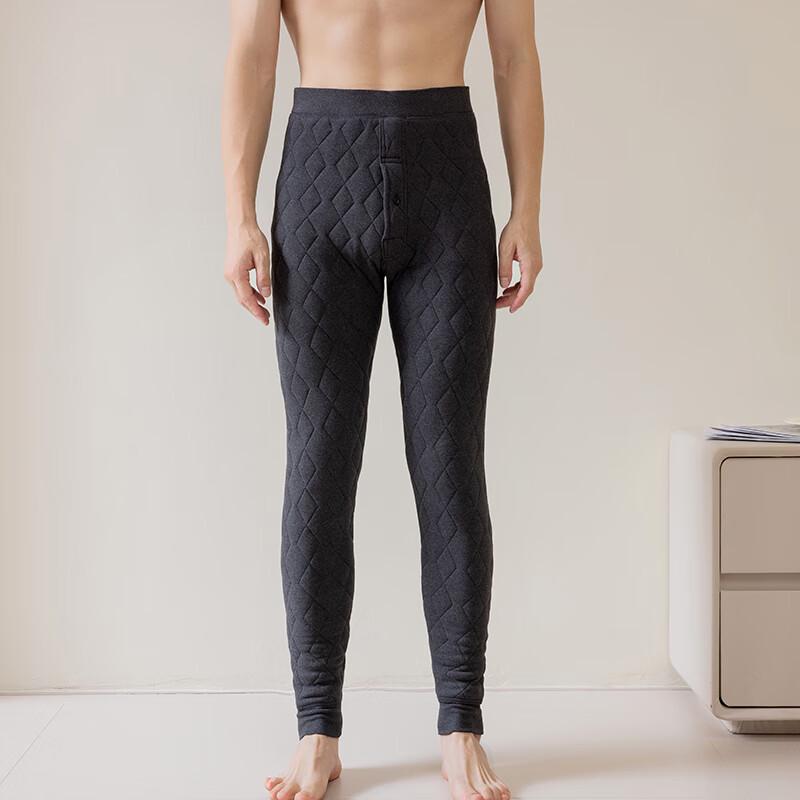 Làngshā Men's Thickened Wool-Lined Thermal Pants