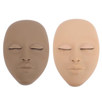 Lash Mannequin Head Silicone Removable Eyelid Multifunctional Eyelash Extension Mannequin Head for M