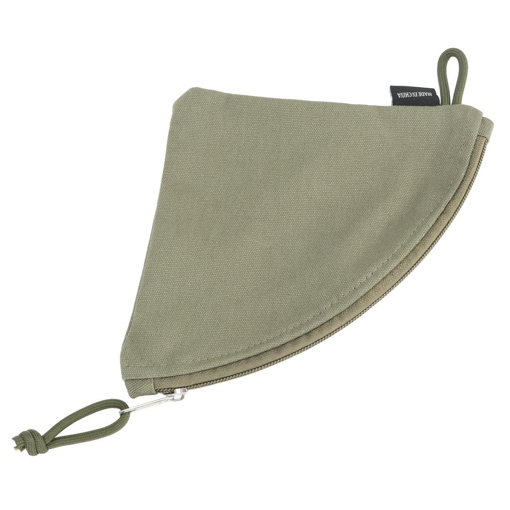 Coffee Filter Holder Canvas Waterproof Reusable Coffee Conical Filter Paper Storage Bag for Travel Picnic