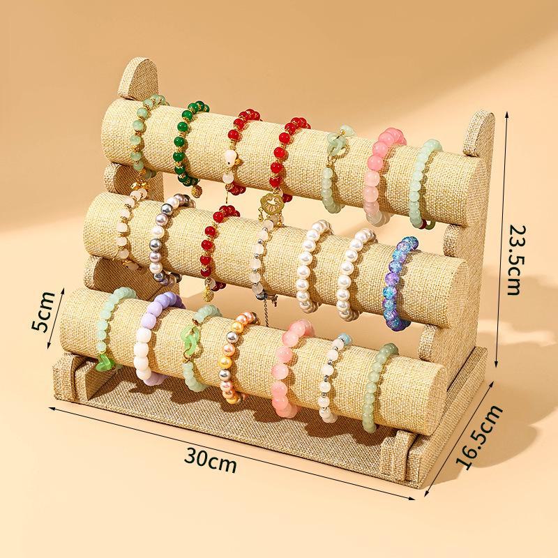 

Трехслойная фланелевая подставка для браслета и часов three-layer льняной