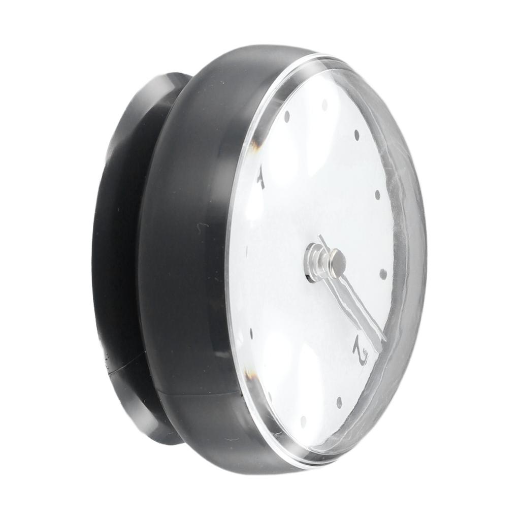 Silent Quartz Clocks Sucker Wall Clock Shower Anti Fog Waterproof Mini Small Table Decoration Kitchen Living Bathroom Room