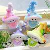 Delightful Colorful Plush Mushroom Keychain Adorable Fairy Bag Accessory Kids For