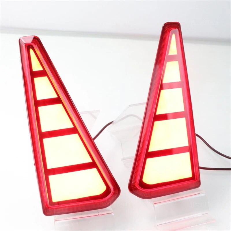 Car LED Reflector Lamp Rear Fog Lamp Rear Bumper Light Brake Light For Toyota NOAH VOXY 80 Series Auto