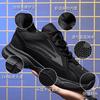 Inner Height-increasing Men's Shoes 8cm 2025 New Breathable Mesh Shoes Leather Dad Shoes Men's Sports Casual Shoes
