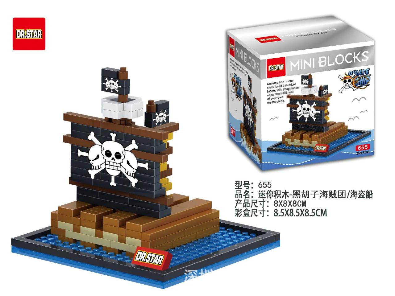 

Anime Pirate Ship Building Blocks Thousand Sunny Going Merry Polortang One Diamond Bricks Piece Figure Toys For Christmas Gift No Box