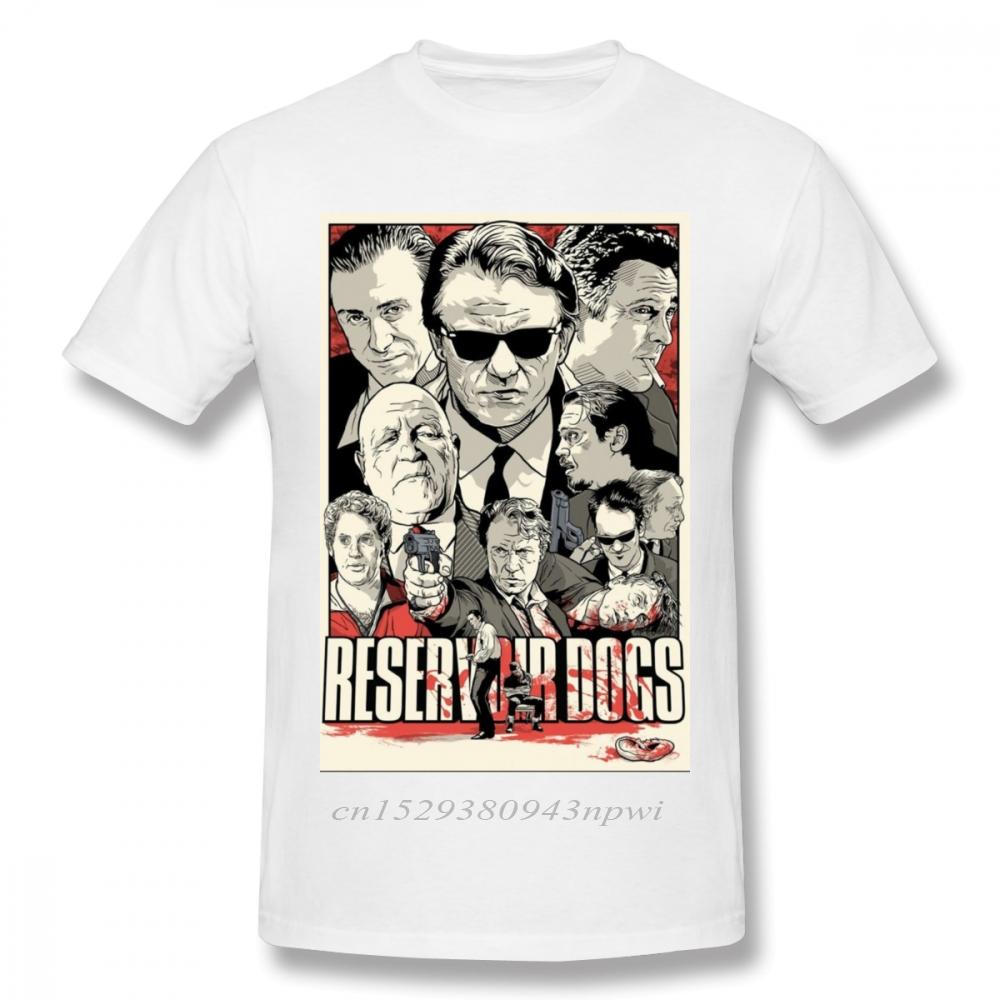 Fashion Street Guys Tops  Tees Swag 100 Cotton Camiseta Shirt Movie Reservoir Dogs T Shirt Unisex Round Neck XS3XL T Shirt