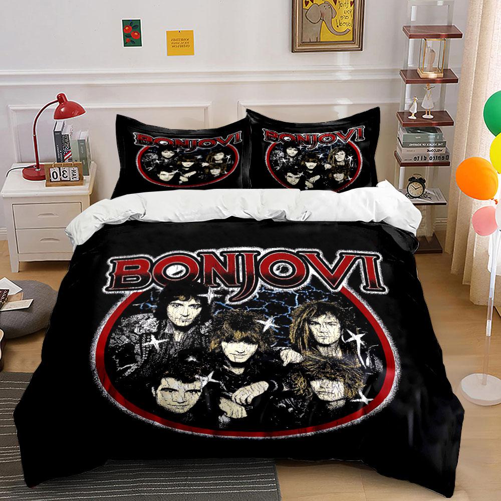 Bon Jovi Band Graphic Print Bedding