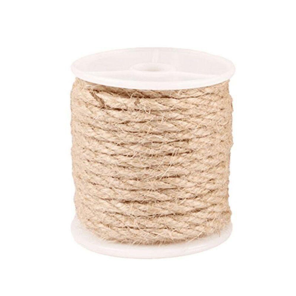 Vintage Twine Thick Shank Party Decor Natural Brown Burlap Jute Rope DIY for Craft Cord String