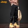 Jeep Men's Loose Fit Tapered Cargo Pants