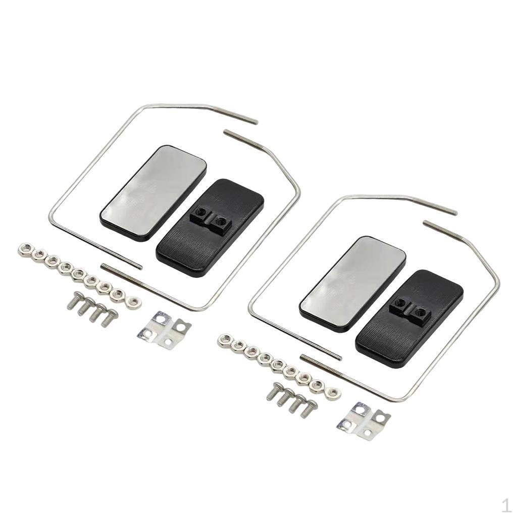 

2 Зеркала заднего вида 1: 10/1: 14 для модели автомобиля