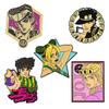 3-6pcs/Set Anime Collection Enamel Pins Custom Cartoon Character Brooch Lapel Badge Cute Jewelry Gift for Fans