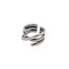 Korean Retro Twist Cross Open Ring for Women: Stylish Index Finger Accessory
