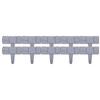 Garden Fence Border Plastic Stone Effect Flowerbed Grass Lawn Plant Decorative Edging Panels 10PCS