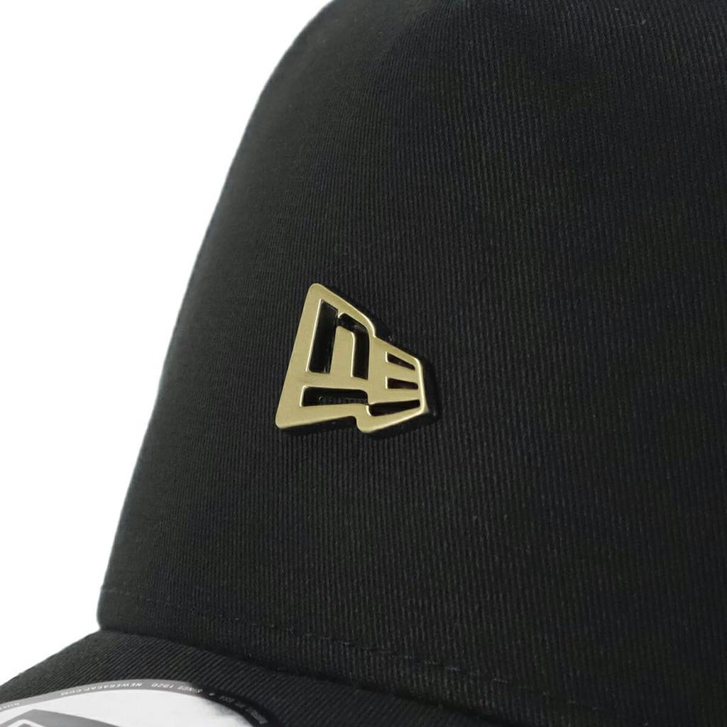 [New Era] Mesh Cap 9FORTYA-Frame Metal Logo Black FREE 940AFTR METAL FLAG FRONT BLK GLDP 14388624 NER36C2228