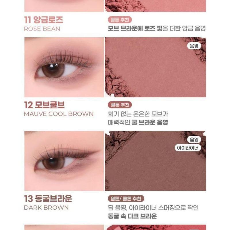 Colorgram Single Cube Eyeshadow - 22 Colors