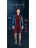 Men's 1.5mm One-Piece Long Sleeve Wetsuit for Diving, Snorkeling, and Surfing - Lycra Sun Protection.