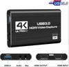 Hot 4K 60fps Game Capture Device Card Live Streaming HDMI To USB 3.0 HDMI Video Capture Card for Xbox PS4 Live Streaming Gaming