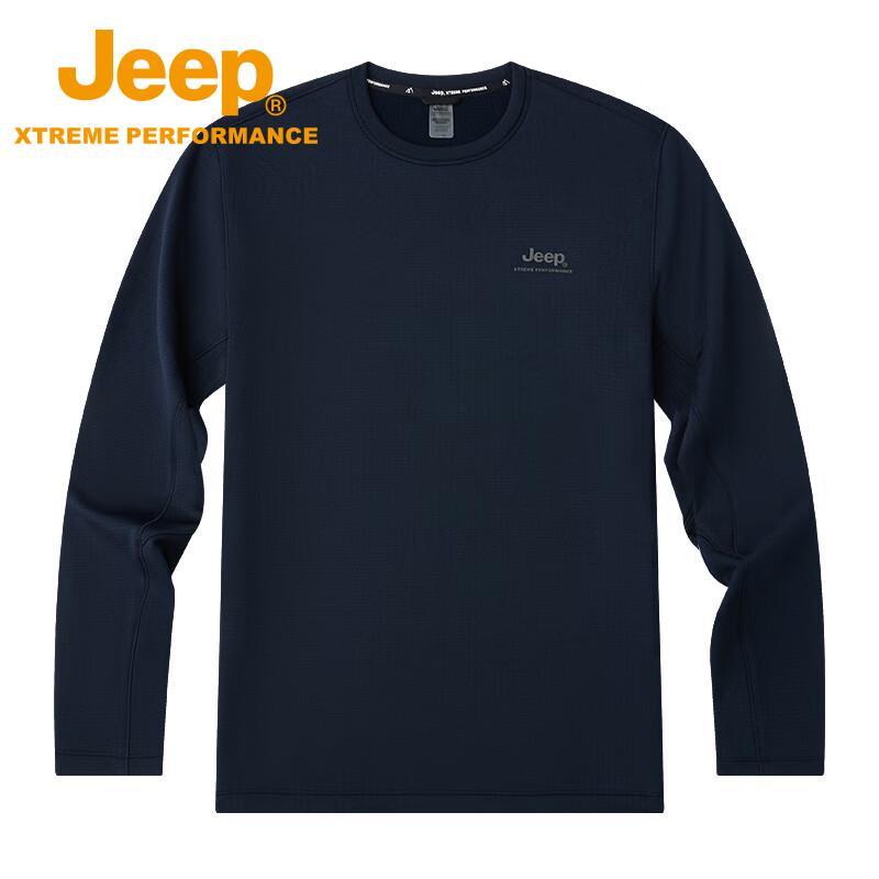 Jeep Men's Outdoor Quick-Dry Long Sleeve T-Shirt