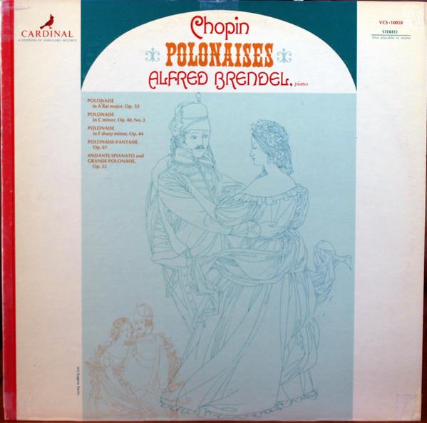 

LP Record FRDRIC CHOPIN ALFRED BRENDEL Polonaises VCS10058 Vanguard 1969 US Classical Used