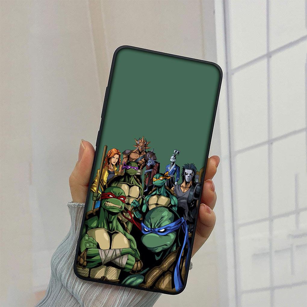 Cartoon n-Ninjas Wallpaper T-Turtles for Samsung Galaxy A06 A16 A13 A71 A21S A22 A73 A42 A03 A02 A11 A70 A72 A7 Cover Case
