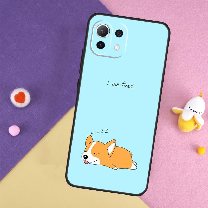 Cute Cartoon Corgi Dog Case For Xiaomi 14T 11T 12T 13T Pro 13 14 15 Ultra POCO X7 Pro X3 X5 X6 F5 F6 M6 Pro Cover