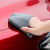 6/3 STÜCK Weiche Mikrofaser Auto Wachs Applikator Fäustlinge Polierschwamm Finger Wachs Schaum Waschpad Auto Detaillierung Reinigungswerkzeuge