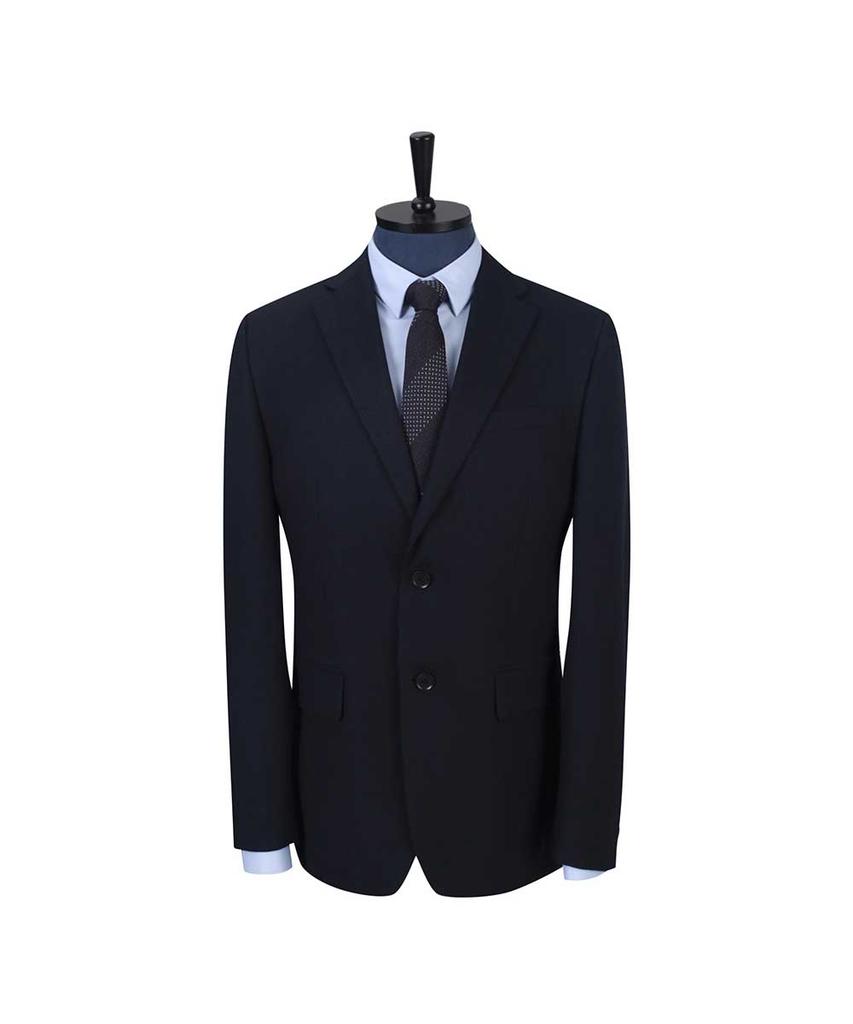Sieg Pinwaffle Hopsack Single Suit Jacket (Pjjax2031)