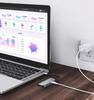 USB Hub 4 Ports Adapter Multiple USB 3.0 Hub USB Splitter for Laptop with Type C Power Port for MacBook