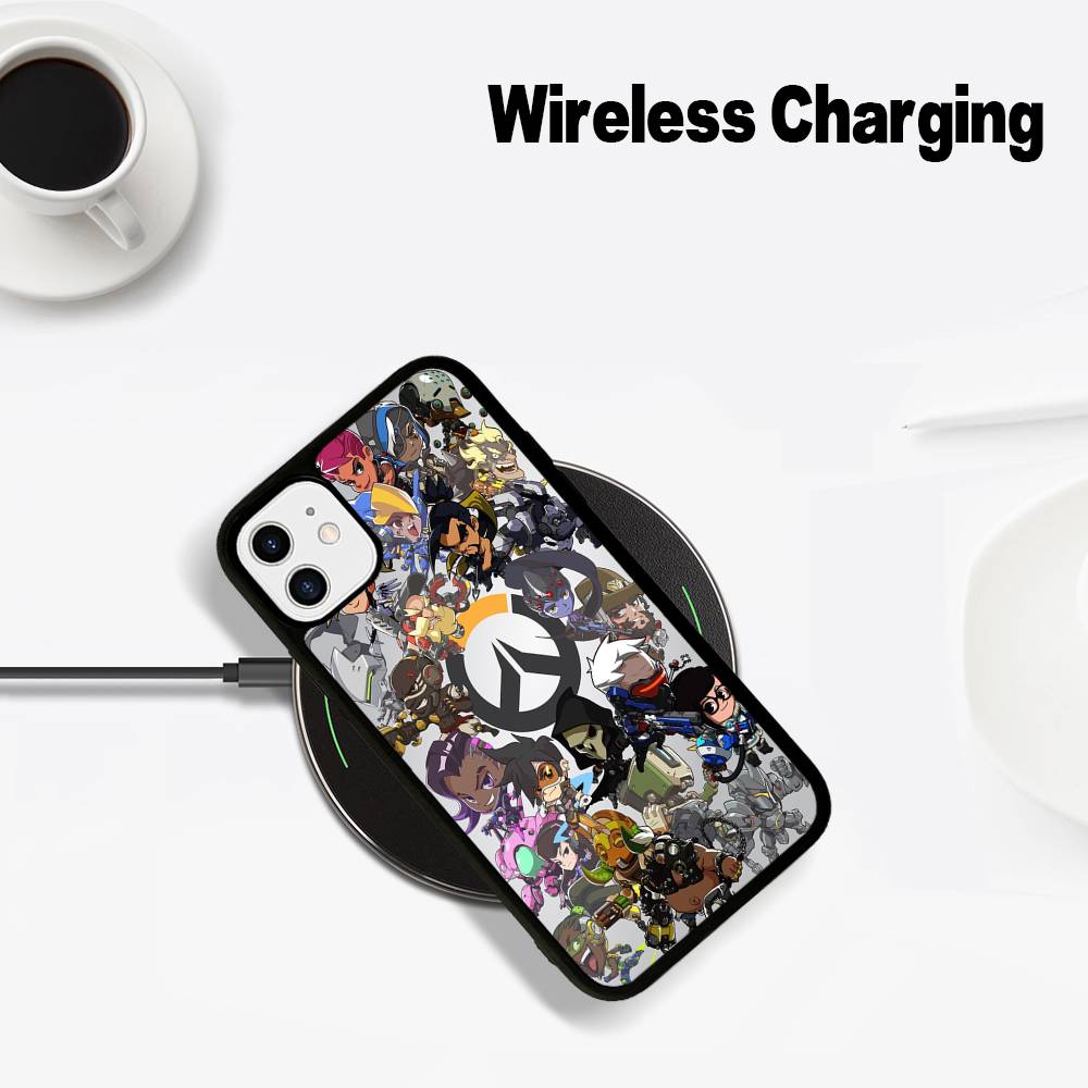 Game O-OverwatchS Magnetic For Magsafe Phone Case For IPhone 17 16 15 14 Plus 13 12 11 Pro Max Cover iPhone 14 plus