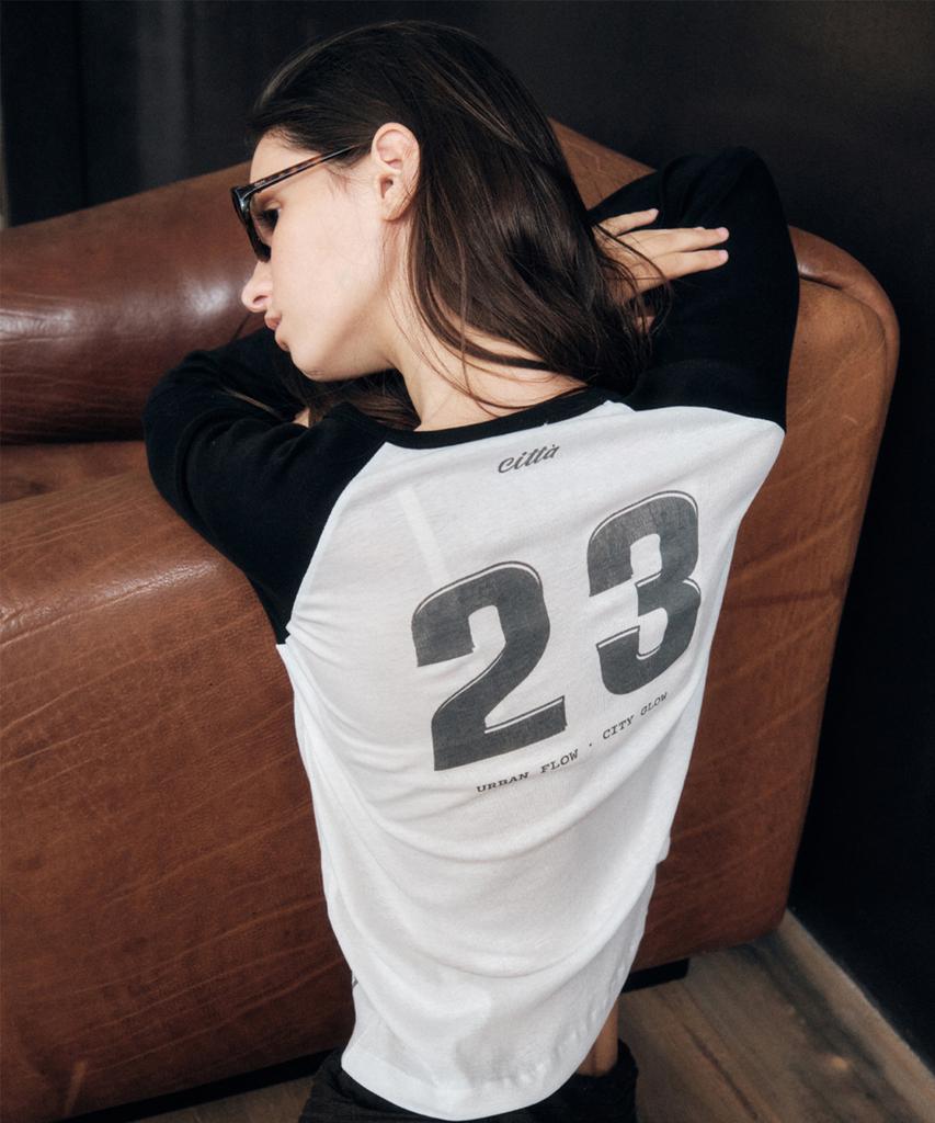 CITTA Raglan Number 23 T-Shirt_Ctt349(6Color)